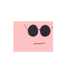 GlassesPink（個別スタンプ：8）