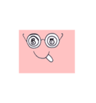GlassesPink（個別スタンプ：9）
