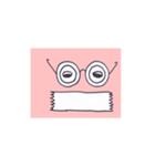 GlassesPink（個別スタンプ：14）