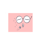 GlassesPink（個別スタンプ：15）