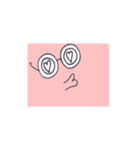 GlassesPink（個別スタンプ：16）