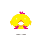 the year of the chicken（個別スタンプ：7）
