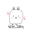 Abstract Rabbit（個別スタンプ：6）