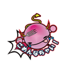 ピンクの悪魔“ピマちゃん”スタンプ（個別スタンプ：10）