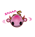 ピンクの悪魔“ピマちゃん”スタンプ（個別スタンプ：28）