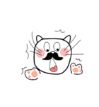 Wおヒゲ猫「ちゃんひげ」（個別スタンプ：15）