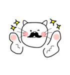 Wおヒゲ猫「ちゃんひげ」（個別スタンプ：21）