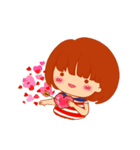 Little girl with a Striped Shirt（個別スタンプ：12）