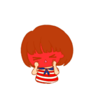 Little girl with a Striped Shirt（個別スタンプ：23）