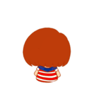 Little girl with a Striped Shirt（個別スタンプ：38）