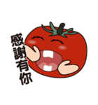 Happy happy tomato girl（個別スタンプ：20）