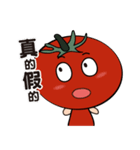 Happy happy tomato girl（個別スタンプ：37）