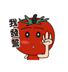 Happy happy tomato girl（個別スタンプ：38）