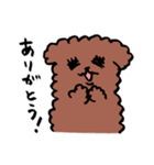 プードルのぷっさん（個別スタンプ：3）