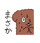 プードルのぷっさん（個別スタンプ：12）