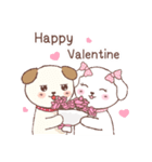 Puppies Love Valentine Eng Ver（個別スタンプ：10）