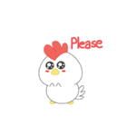Chibi chicken animated（個別スタンプ：2）