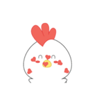 Chibi chicken animated（個別スタンプ：3）