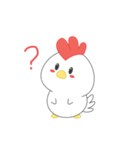 Chibi chicken animated（個別スタンプ：9）