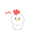 Chibi chicken animated（個別スタンプ：12）