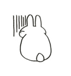 無関心うさぎ（個別スタンプ：6）