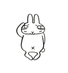 無関心うさぎ（個別スタンプ：9）
