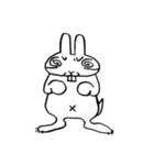 無関心うさぎ（個別スタンプ：10）