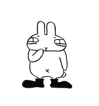 無関心うさぎ（個別スタンプ：16）