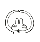 無関心うさぎ（個別スタンプ：19）