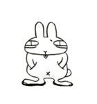 無関心うさぎ（個別スタンプ：27）