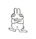 無関心うさぎ（個別スタンプ：31）