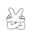 無関心うさぎ（個別スタンプ：32）