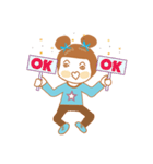 Naughty girl : Meijiko (Eng.version)（個別スタンプ：14）
