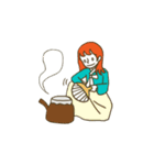 Folk Village life（個別スタンプ：17）