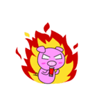 Natty Lazy Piggy（個別スタンプ：8）