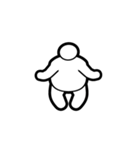 太った男（個別スタンプ：18）