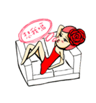 OH！Cauliflower Man ＆ Rose Woman(MY LOVE)（個別スタンプ：10）