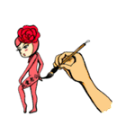 OH！Cauliflower Man ＆ Rose Woman(MY LOVE)（個別スタンプ：12）