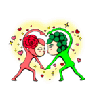 OH！Cauliflower Man ＆ Rose Woman(MY LOVE)（個別スタンプ：15）