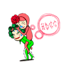OH！Cauliflower Man ＆ Rose Woman(MY LOVE)（個別スタンプ：18）