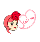 OH！Cauliflower Man ＆ Rose Woman(MY LOVE)（個別スタンプ：27）