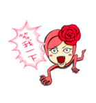 OH！Cauliflower Man ＆ Rose Woman(MY LOVE)（個別スタンプ：33）