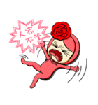 OH！Cauliflower Man ＆ Rose Woman(MY LOVE)（個別スタンプ：37）