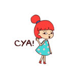Miss Little's Daily Life（個別スタンプ：4）