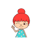 Miss Little's Daily Life（個別スタンプ：17）