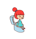 Miss Little's Daily Life（個別スタンプ：31）
