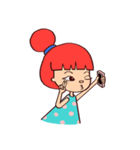 Miss Little's Daily Life（個別スタンプ：38）