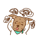 Dian Dian is a Mix Breed dog（個別スタンプ：23）