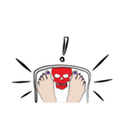 Gemini girl's daily life(without face)（個別スタンプ：4）