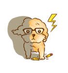 Lu huhu Toy Poodle（個別スタンプ：8）